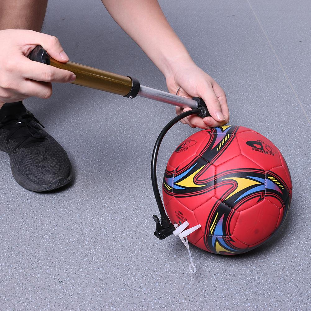Lightweight Bicycle Tire Inflator Manual Pump for Bike Football Basketball Portable Small Pump Schrader Valve Adapter