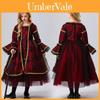 Costume da Vampiro per Bambini di Halloween Con Tessuto in Spandex per Spettacoli Teatrali