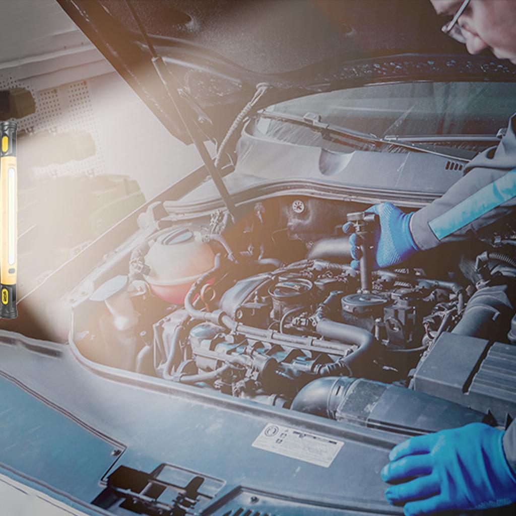 Underhood Work Light 5200mAh Rechargeable Cordless Under Hood Light Job Site Lighting for Mechanic/Car Repairing/Garage