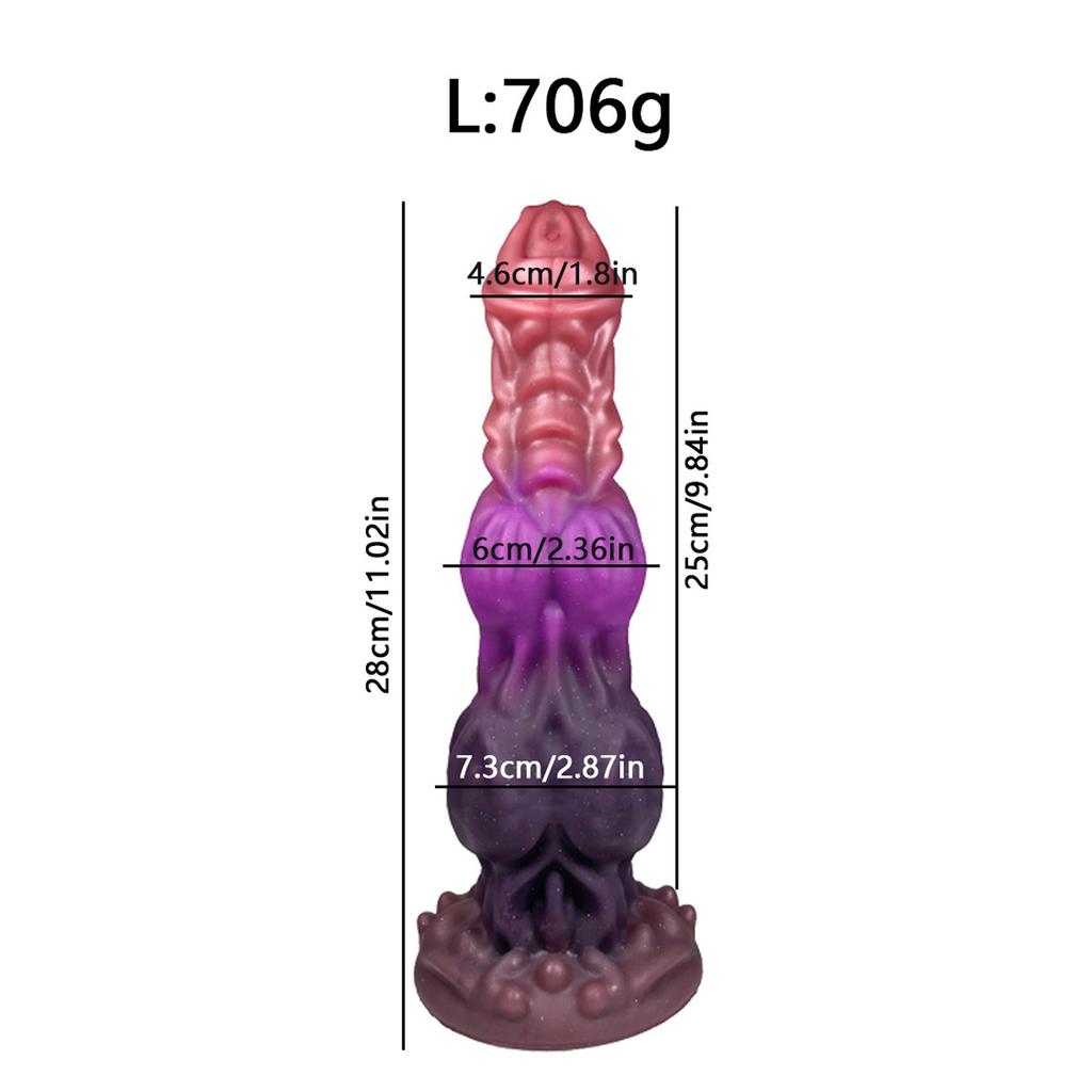 Colored Silicone Glow In The Dark Dildo For Men And Women's Sexual Products