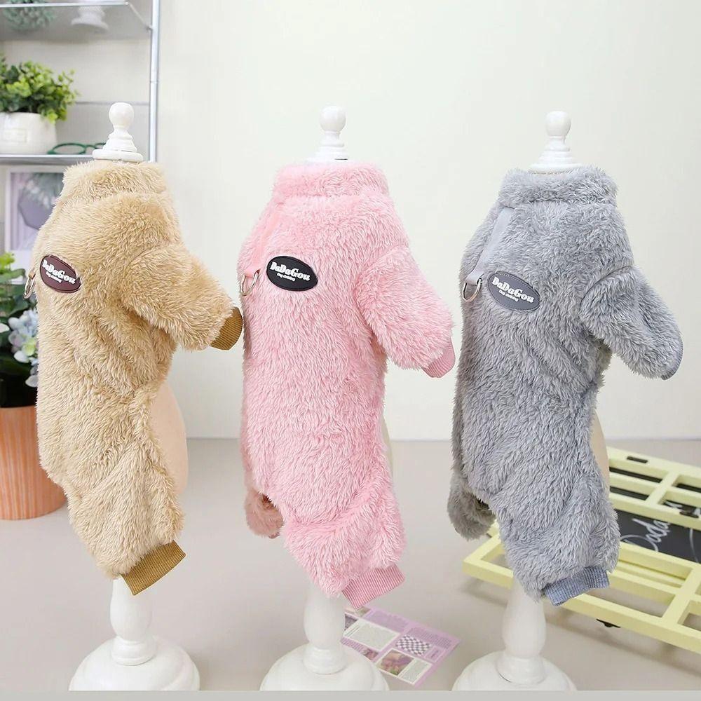 Coat Puppy Pajamas Nightshirt Winter Pet Costume Overalls Dog Jumpsuit  Autumn