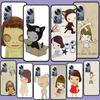 Cute Nara Yoshitomo Art Phone Case For Redmi Note 13 Pro Plus 14 Pro+ 12S 12 11S 11T 11E 11 10S 10 9S 9 Xiaomi Capa TPU