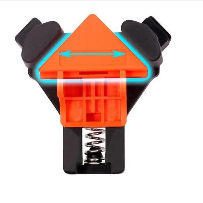 1/4PCS 90 Degree Corner Clamps Wood Working Tools Right Angle Clamps Clip Clamp Tool For Woodworking Corner Clip Fixer Corner
