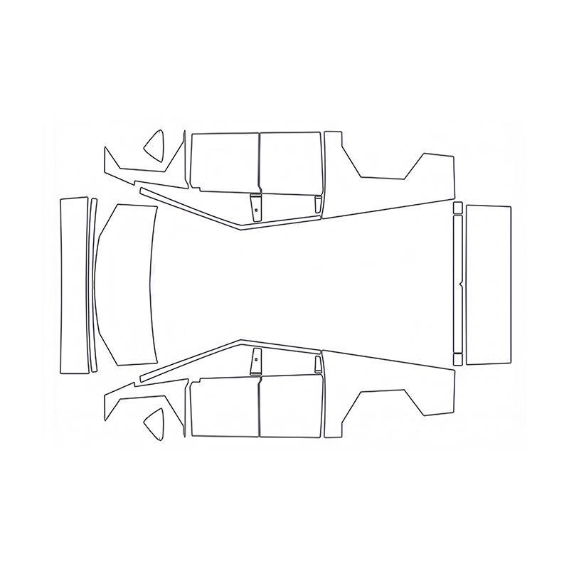 Tesla Cybertruck TPU Car Cover - Invisible Protective Film for Full body Paint Mask
