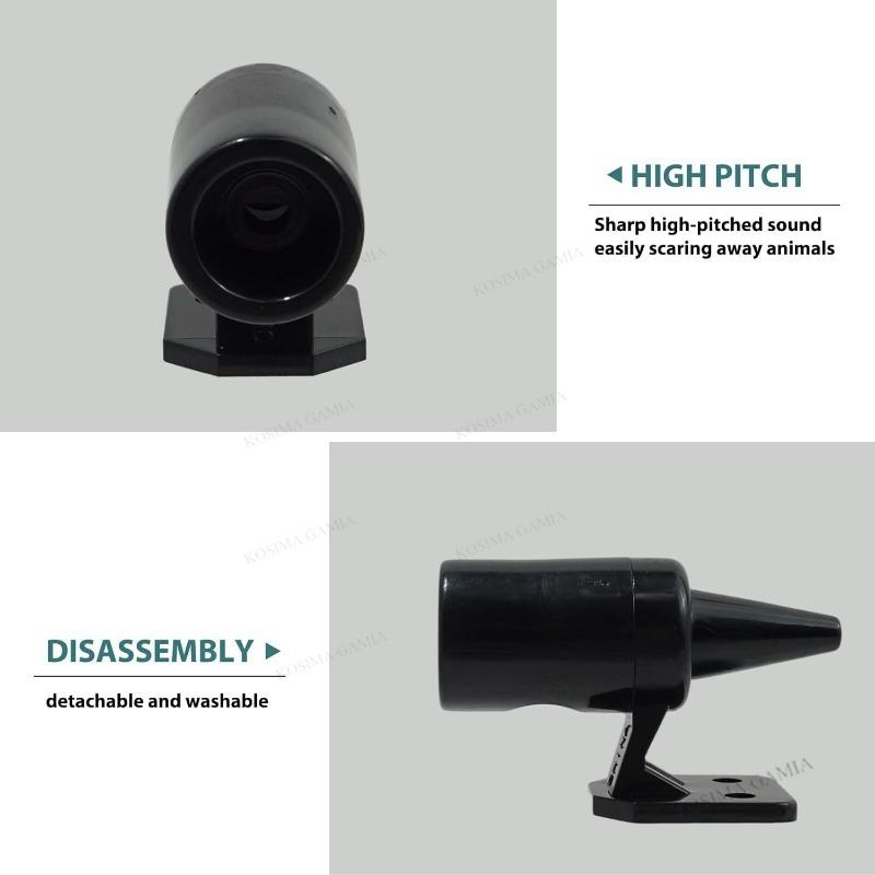 Mini Weather-Resistant Deer Repeller 2/4Pcs Durable Portable Anti-collision Siren Animal Warn Whistles for Vehicle Field Drive