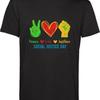 Social Justice Day T Shirt Frieden Liebe Gerechtigkeit Zitat Satz Bewusstsein Top Vintage Comfortable