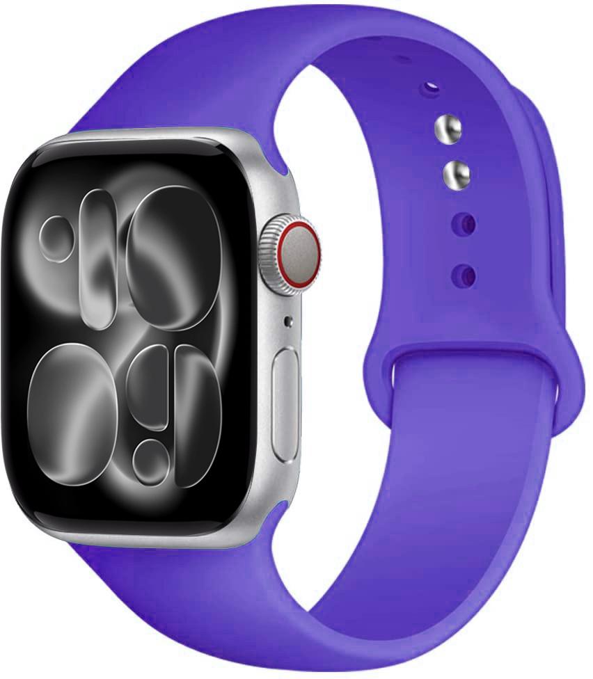 Silicone strap For Apple Watch 11 band 44mm 40mm 49mm 45mm 41mm 38 46mm 42mm correa bracelet iWatch series 9 8 7 6 SE ultra 2 3