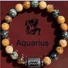 Twelve Constellations Bracelet: Men's Gemini, Virgo, Leo Design - In Stock
