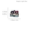 Popular Demon Slayer Metal Badge: K-POP Lumizo Yi Mila Cartoon Brooch