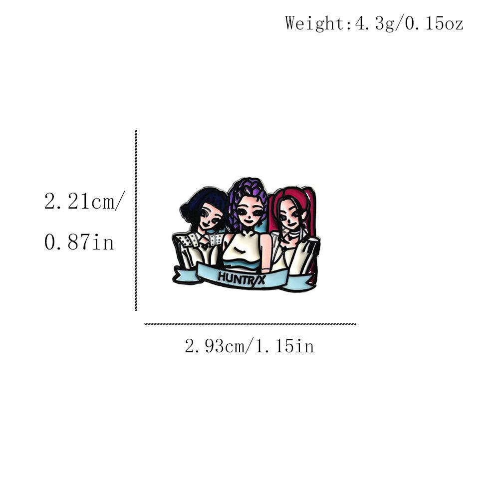 Popular Demon Slayer Metal Badge: K-POP Lumizo Yi Mila Cartoon Brooch