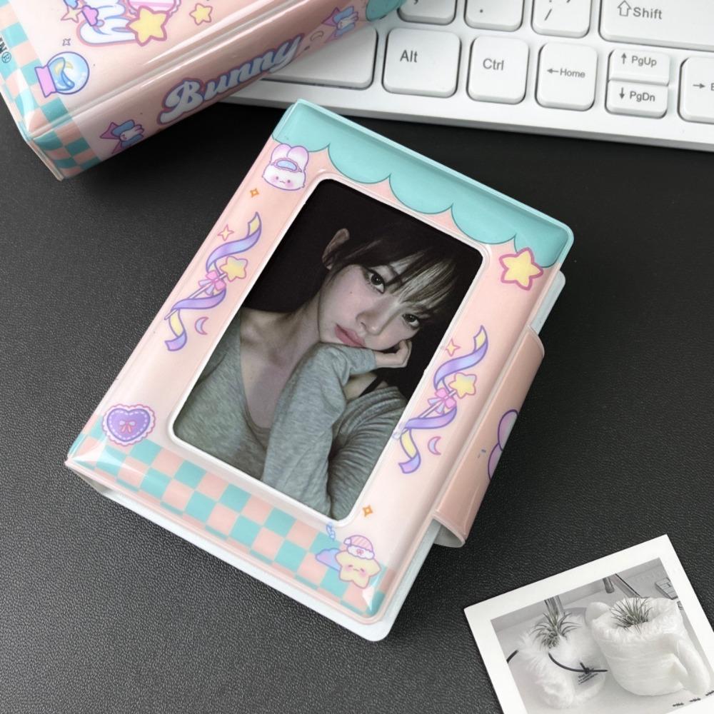 Love Bow Card Album PVC Postcard Book New Photocard Binder