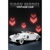 1/18 Benzs 500K Legering Luxy Auto Model Diecast Metaal Klassiek Retro Voertuig Auto Model Hoge Simulatie Geluid en Licht Kinder Speelgoed Cadeau
