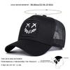 Net Baseball Stitching Embroidered Face Smiling Xx Neutral Gender Women  Men For Caps Spring And Summer Outdoor Adjustable Casual Hats Sunscreen