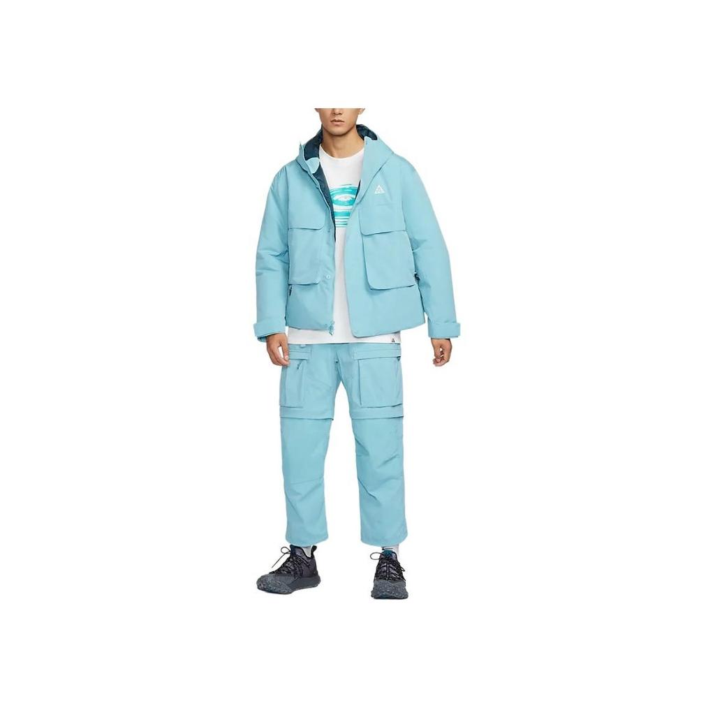 Nike Storm-Fit Primaloft Skull Peak Solid Logo Hooded Versatile Long Sleeve Outdoor Work Jacket Men Jacket FV8682-464