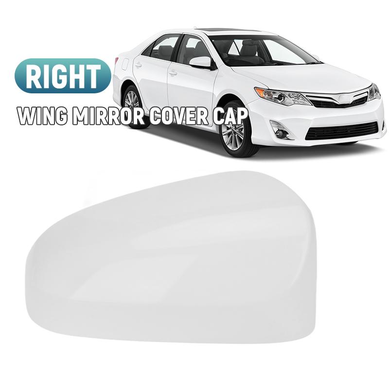 Left Right Rearview Mirror Cap W/O Signal Light  For Toyota Camry 2012-2017 US Model Glossy Black/White Side Mirror Cover