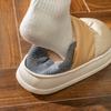 Bread cotton slipper bag and winter warm thick bottom household indoor home couple velvet confinement