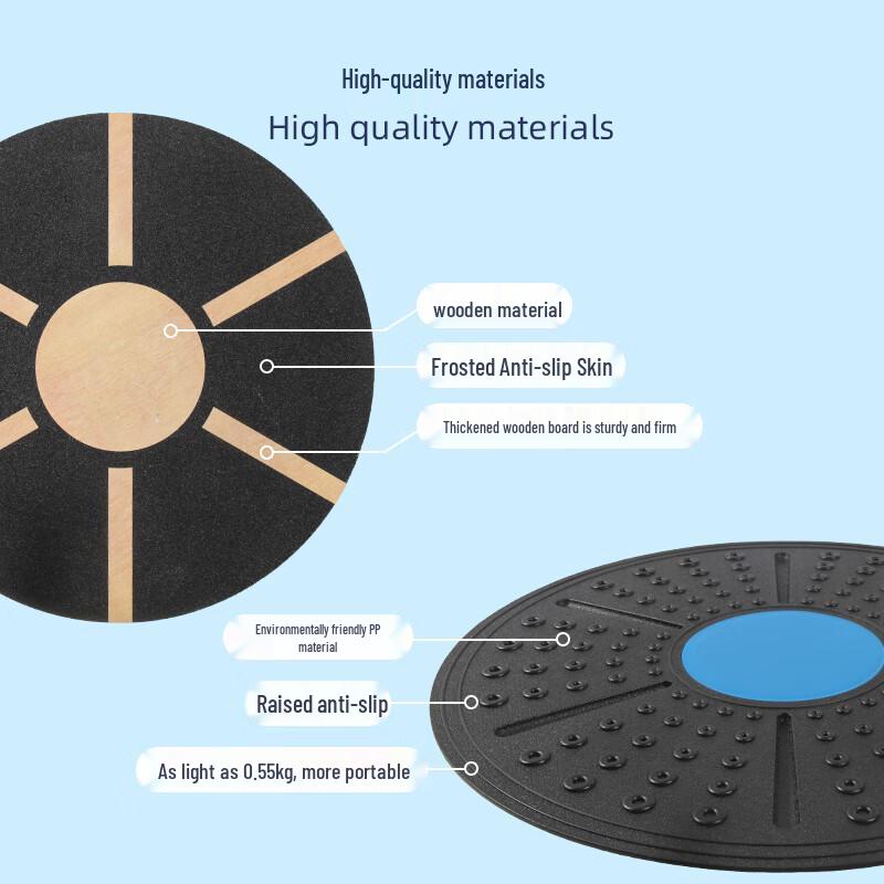 Sining Wooden Square Core Training Balance Board
