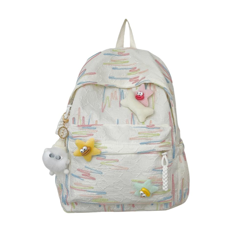 Schoolbag Junior high school student schoolbag women's 1011 new fashion backpack women's backpack large capacity backpack campus style ins