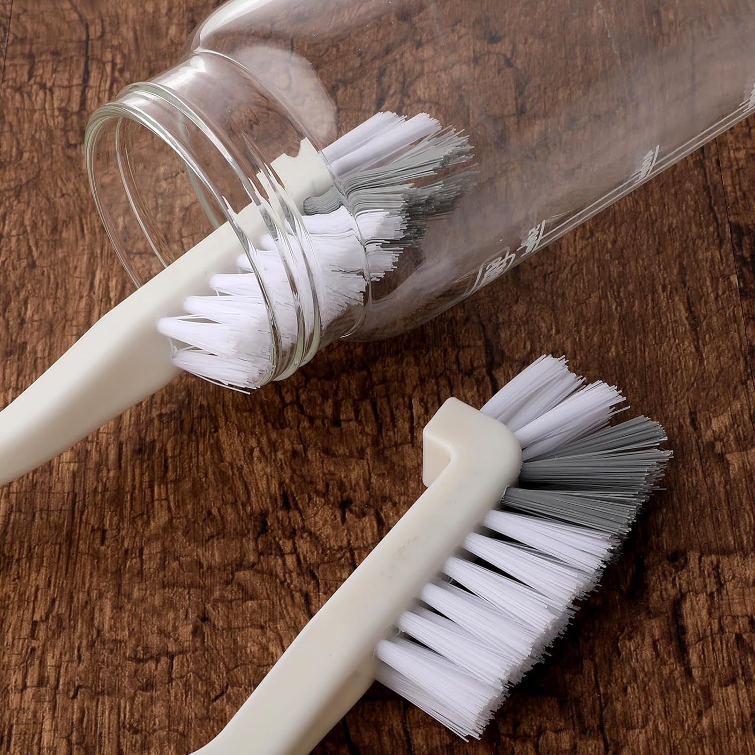 Kitchen Scrub Brush, Angle Cleaning Brush Right Angle Scrub Brushes Cleaning Dish Scrub Brushes for Sink Household Dish Edge Corners Small Space