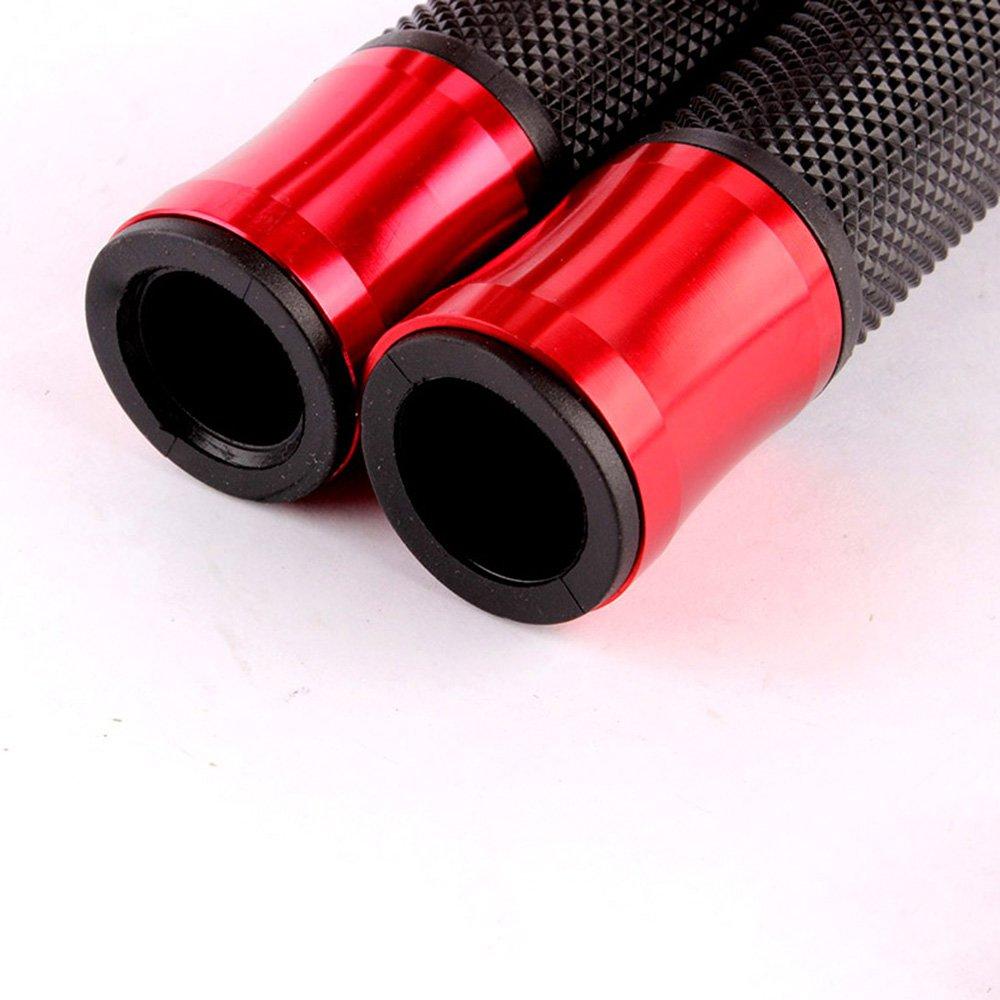 evomosa Handle Grip Bar End Bike Universal Motorcycle Clip Aluminum Bar End 0.9 Inch