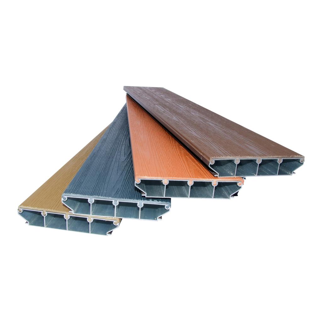 2026 Outdoor Waterproof Aluminum Alloy Flooring, TPE Aluminum Profile WPC Decking