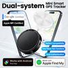Dual System AirTag Alternative Anti-Lost Bluetooth GPS Tracker Smart Location Tag Works with Apple Find My Google Find Hub