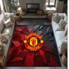 Tappeto in Flanella Stampato Manchester United Antiscivolo Morbido Poliestere Tappeto per Pavimento Tappetino Decorativo per Interni per Camera da Letto Soggiorno Divano