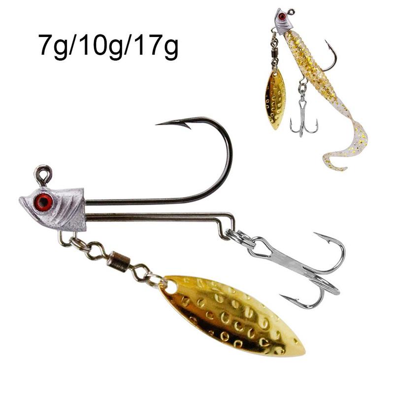 50pcs New Fishing Singe Jig Hooks Lead Head Soft Worm Fishing Tackle Hook 1-10g 50pcs New Fishing Singe Jig Hooks Lead Head Soft Worm Fishing Tackle Hook 1-10g