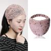 For Girls Wide Side Wash Face Korean Head Wrap Women Lace Headband Mom Headdress Fashion Hairbands