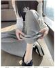 Petite High Waist Wide Leg Pants for Women - Spring/Autumn 145-150cm, Slimming Black Straight Leg