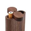 Wooden Dugout Pipe Self Cleaning Metal Smoking Pipe Kit