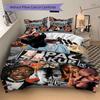Tupac Collage Bedding 3 Piece Set Hd Print Duvet Cover Pillowcases For Teens Adult Bedroom Decoration Christmas Gift C9211170