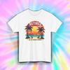 Retired Not My Problem Shirt Funny Retirement Beach Sunset Palm Trees Tee S-5XL
