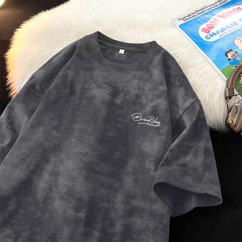 VUUG Men's American Retro Tie-Dye Cotton T-Shirt