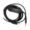 Premium 2m Nylon Auditory Cable With USB Decoding And Voice Controls For MMX300 Headphones Line