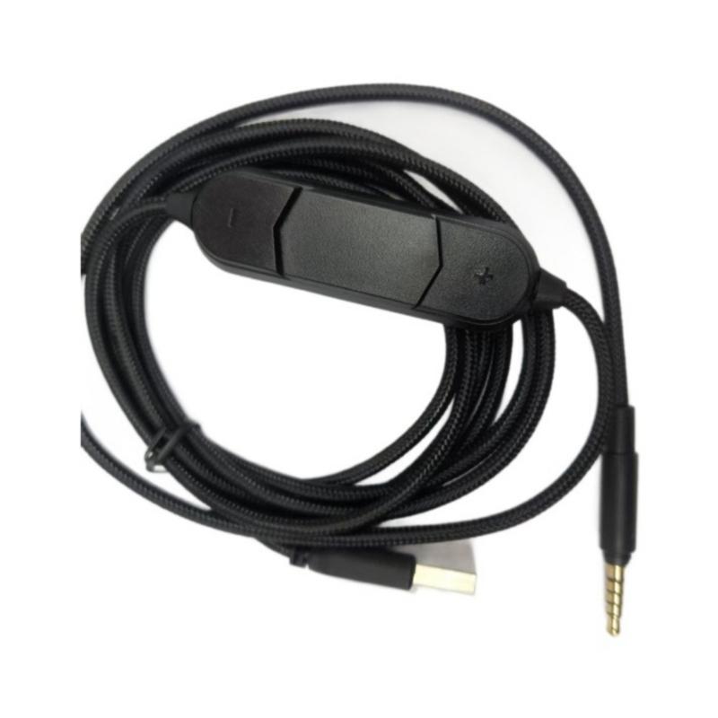 

Premium 2m Nylon Auditory Cable With USB Decoding And Voice Controls For MMX300 Headphones Line 1