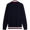Tommy Hilfiger Business Casual Commuter Color Block Striped Stand Collar Knit Sweater Unisex sweater XM0XM06089