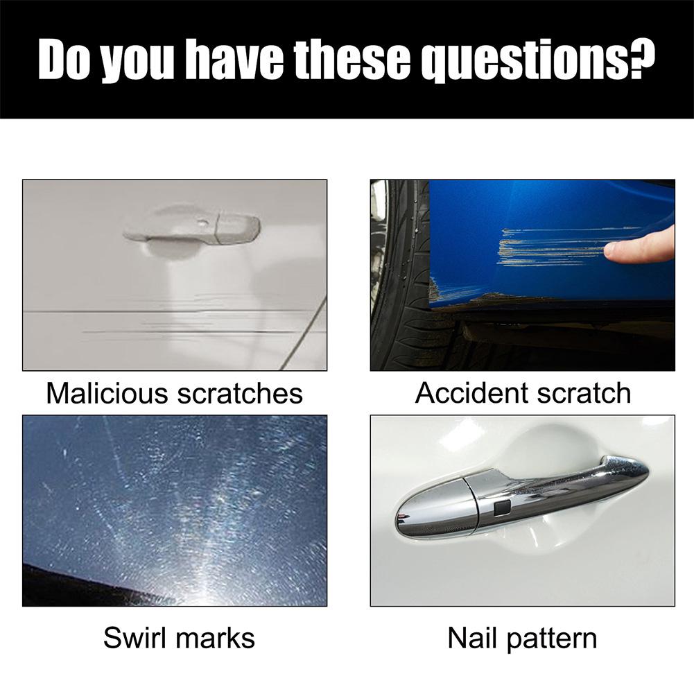 120ml Auto Polishing Kit with Sponges Remove Stains Car Paint Scratch Repair Cleaning Kit Quick Fix Paint Repair Polishing Wax