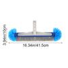 Aluminum Handle Swimming Pool Brush Head With Corner Cleaning Brush Semi-Spherical Bristles Pool Tile Scrubber Brush