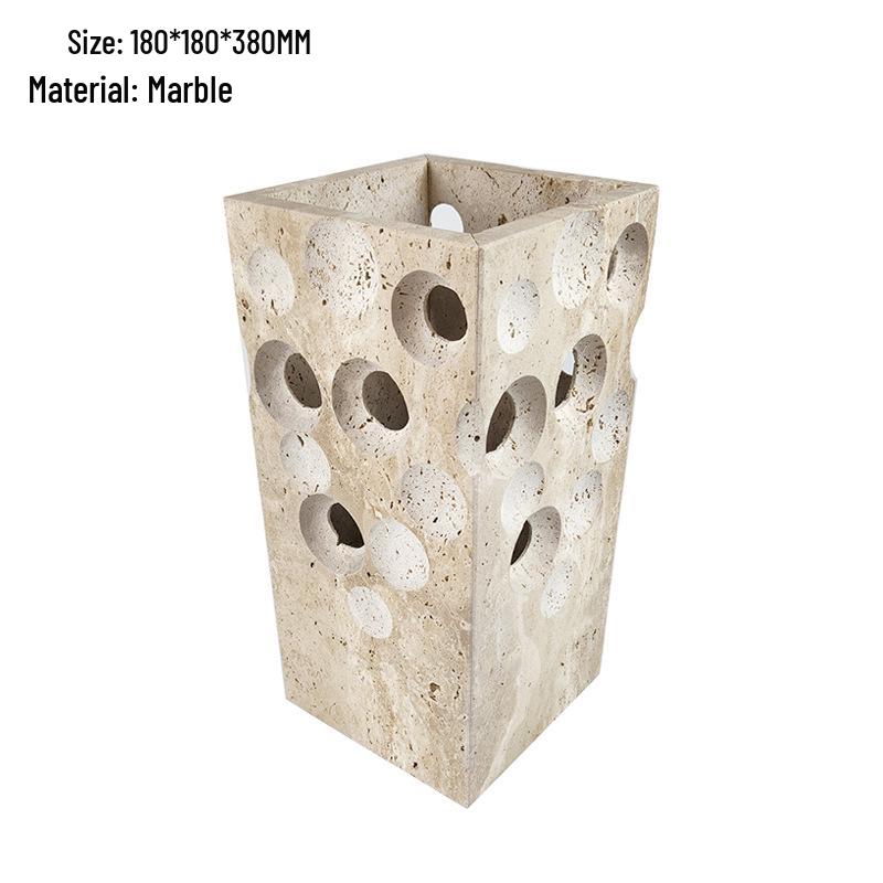 Meibao Geometrisk Marmorvas för Blomsterarrangemang - Hem-, Hotell- eller Showroomdekor