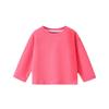 Winter Koreanischen Stil Mädchen Candy Langarm Baumwolle Basis Hemd Kinder Kleidung der Alle-Spiel Candy Grundlegende Jungen rundhals T-shirt