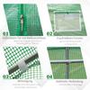 Foil Greenhouse Foil Greenhouse Cold Frame Plant House Tomato House Gable Roof 350L × 300W × 200H Cm