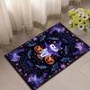 All Saints' Day Themed Rug: Comfortable and Versatile Printed Area Carpet with a Cute Cat and Pumpkin Design, Perfect for Your