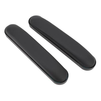 1 Paar Universal Rollstuhl Armpolster Ersatz PU-Leder Weicher Schwamm Wasserabweisend Rollstuhl Armlehnenpolster 10cm Lochabstand