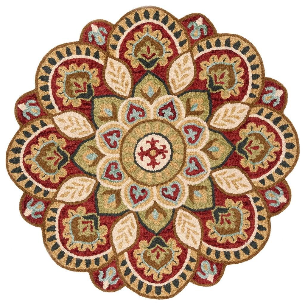 Circular Ethnic Style Living Room Carpet Mandala Hanging Basket Swivel Chair Floor Mat Bedroom Bedside Carpet