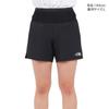 North Enduris Racing Shorts Water Repellent Stretch Lightweight Running Black L [The Face] Women's