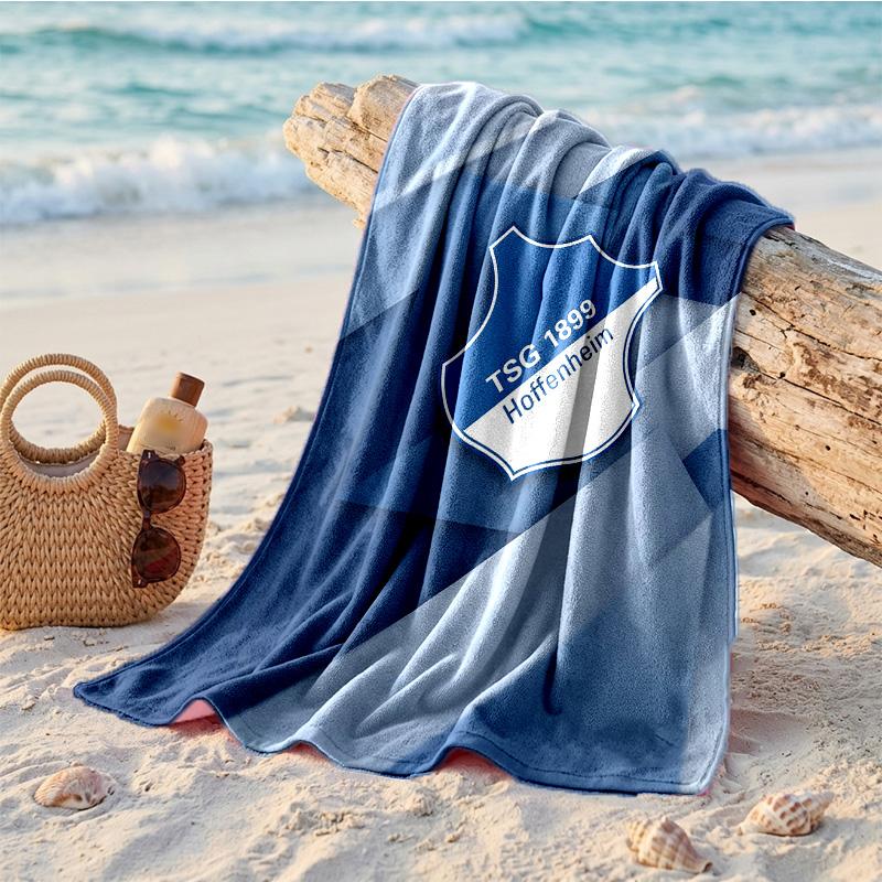 TSG Hoffenheim FC Print Microfiber Beach Towel Quick Dry Absorbent Large Towel For Beach Swimming Travel