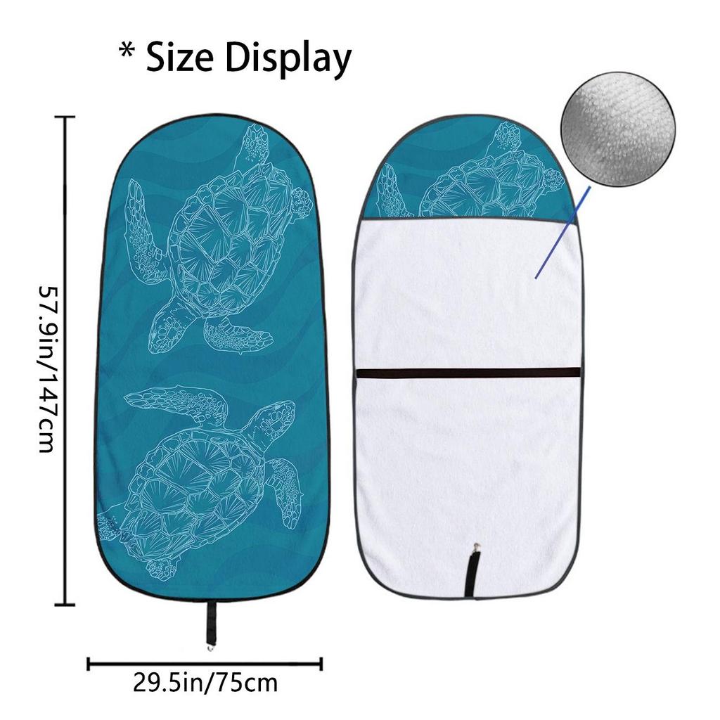All-Season Universal Car Seat Towel Protector for Front Seats - Ideal for Gym and Exercise