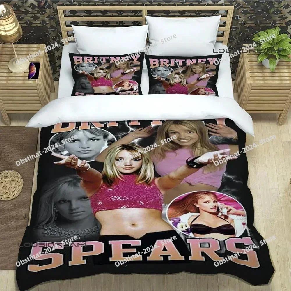 Star Britney Spearsr Bedding Sets exquisite bed supplies set duvet cover bed comforter set bedding set luxury birthday gift