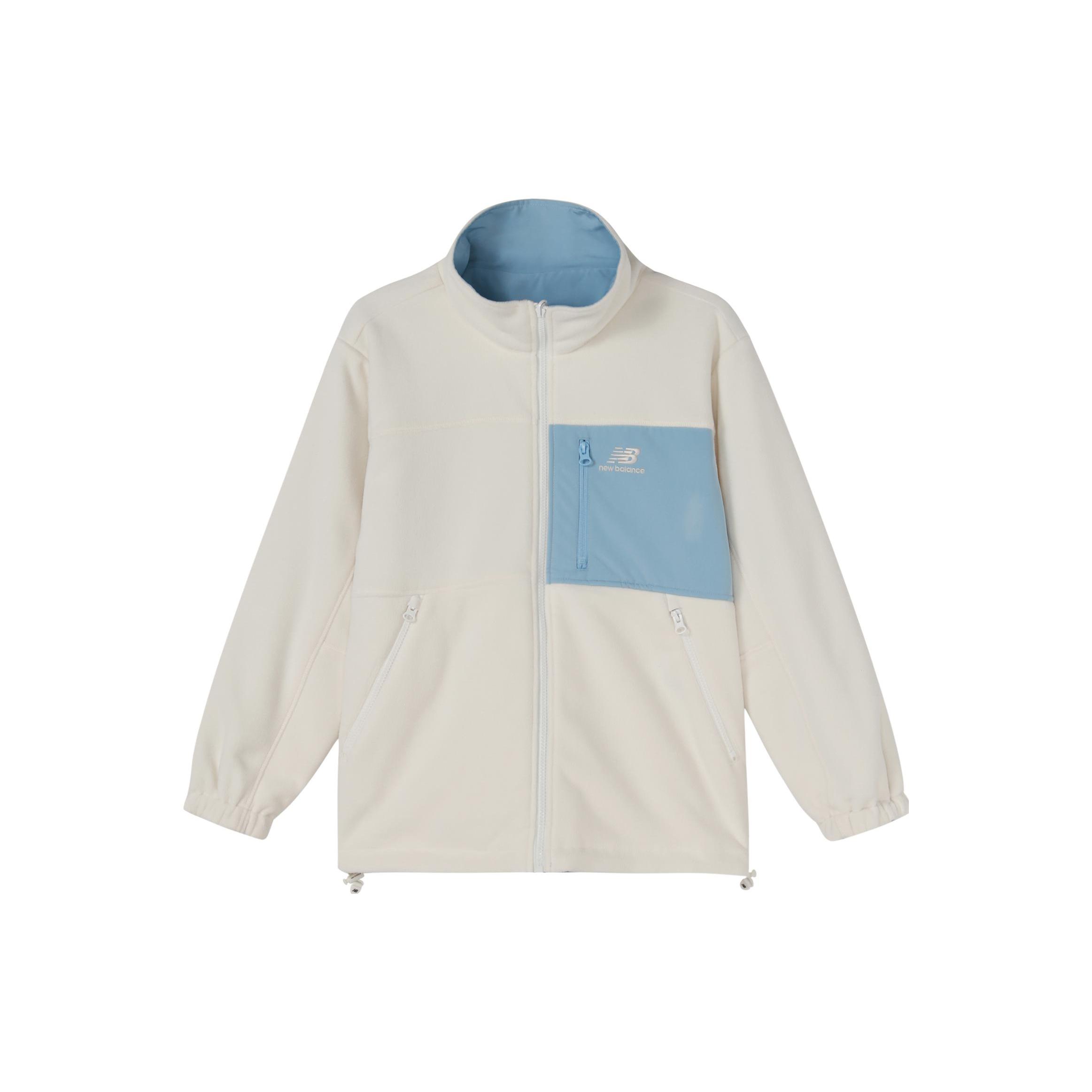 New Balance Бархатные куртки Унисекс Синие С капюшоном Умеренные NAA4N133-BL XS